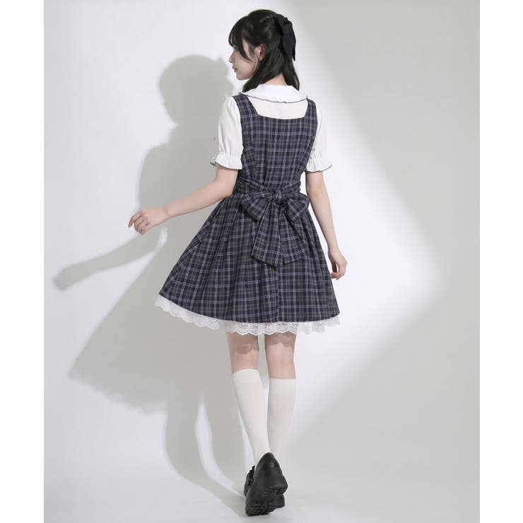 バックリボンフレアジャンスカワンピース【大きいサイズあり】 韓国 夢展望 | 夢展望 | 詳細画像16 