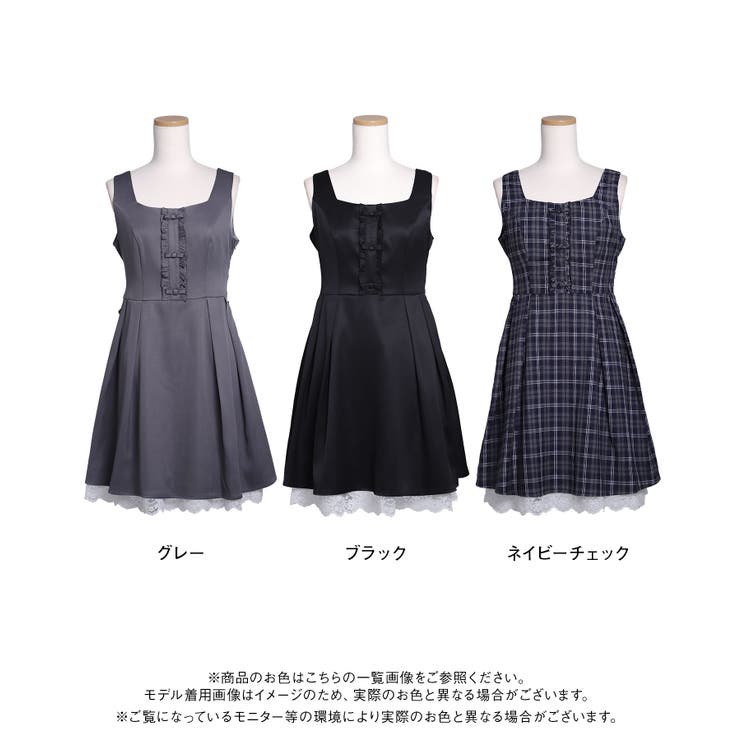 バックリボンフレアジャンスカワンピース【大きいサイズあり】 韓国 夢展望 | 夢展望 | 詳細画像24 