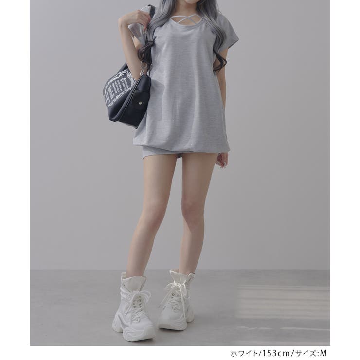 バレエコア 軽量 厚底スニーカー | 夢展望 | 詳細画像2 