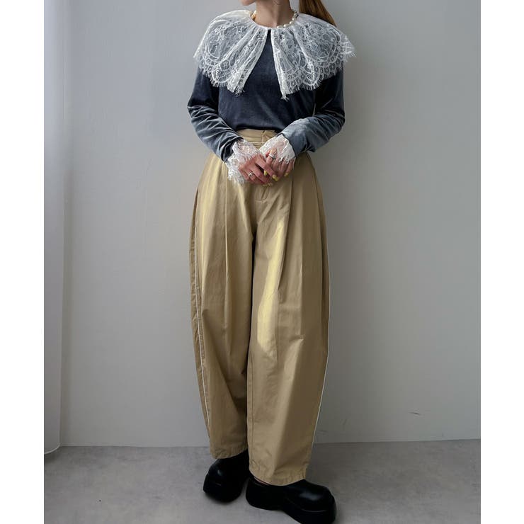 総レースビッグカラーシャツ 韓国 夢展望 bohmal | 夢展望 | 詳細画像8 