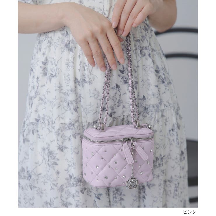 メニービジューバニティバッグ 韓国 夢展望 Rose | 夢展望 | 詳細画像4 
