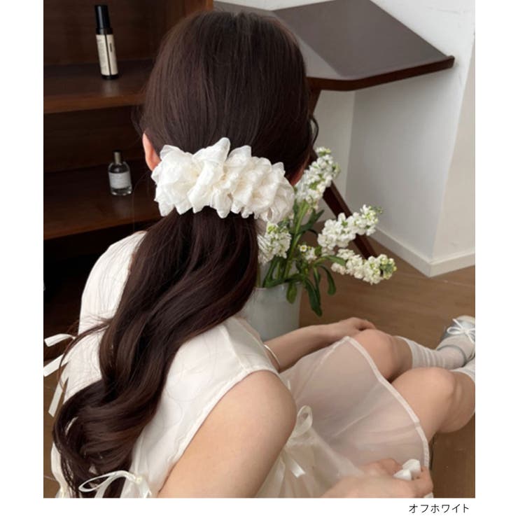フリフリチュールヘアクリップ 韓国 夢展望 Rose | 夢展望 | 詳細画像2 