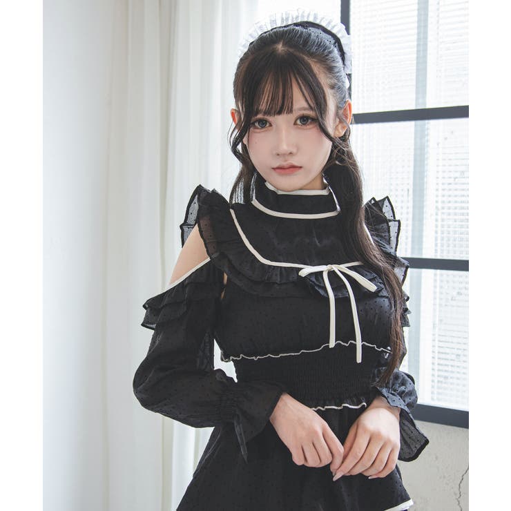 オリジナルハートチャーム付ドットシュシュ 韓国 夢展望 Lilymel | 夢展望 | 詳細画像8 