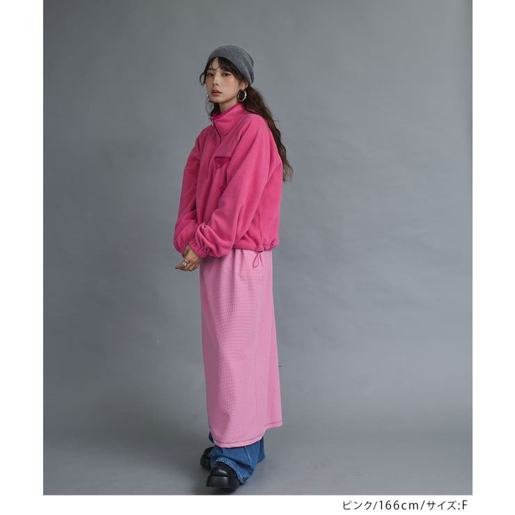 異素材フリースハーフジッフプルオーバー 韓国 夢展望 bohmal | 夢展望 | 詳細画像14 