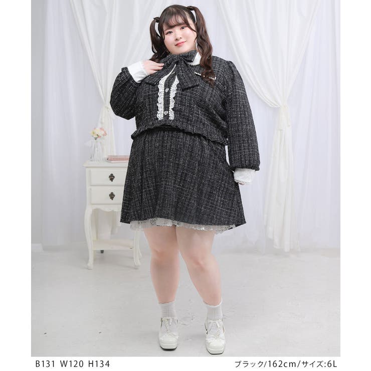 レース重ねツイードセットアップ 韓国 夢展望 Whip | 夢展望 | 詳細画像15 