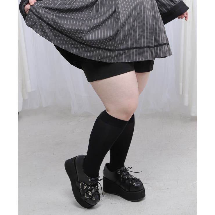 ビジュー釦楽ちんショートパンツ【4L 5L】【大きいサイズ】 韓国 | 夢展望 | 詳細画像9 