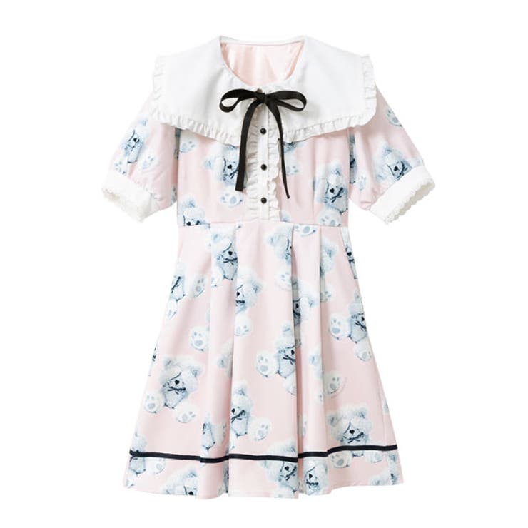 moon.°＊可愛い♡プライベートレーベルワンピース　130 卒服　ピンク 🩵🩵あじさいシリーズ🤍🤍 セーラーワンピース color:ラベンダー