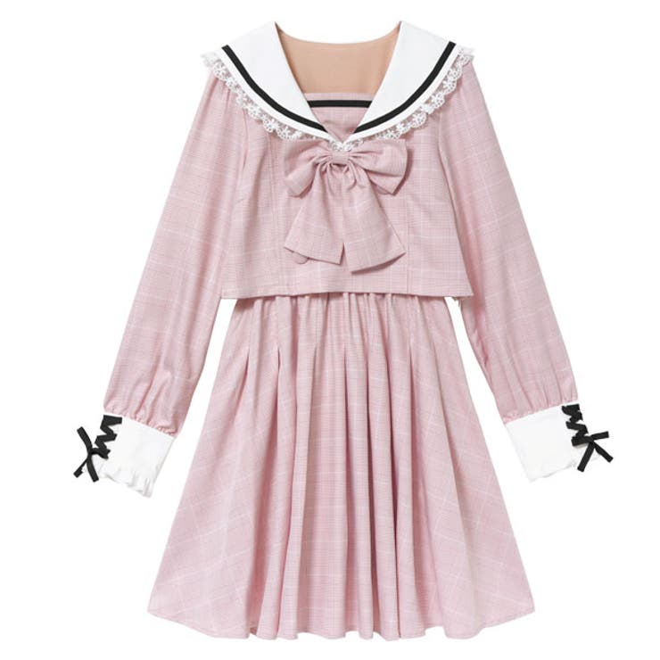 セーラー襟 リボン ワンピース 品番 Yu Dearmylove ディアマイラブ のレディースファッション通販 Shoplist ショップリスト