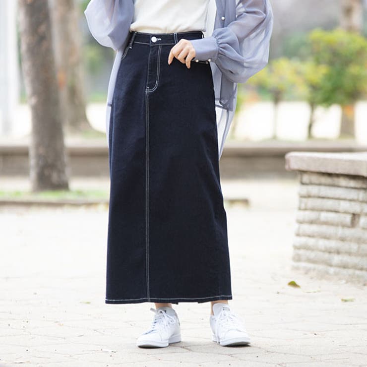 デニムタイトスカート 韓国ファッション オルチャン[品番：YU000045056 ...
