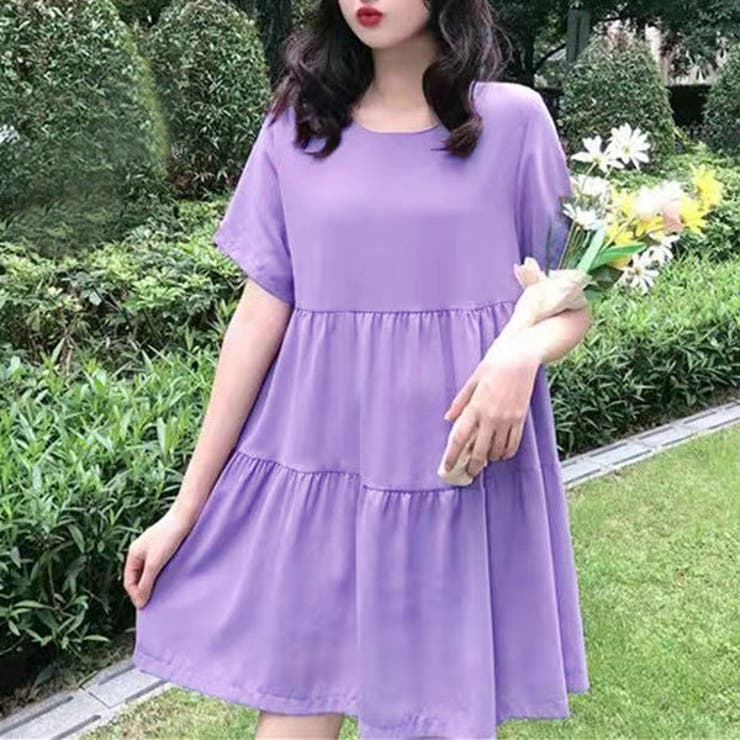 ティアードカットチュニックワンピ 韓国ファッション オルチャン 品番 Yu 夢展望 ユメテンボウ のレディースファッション通販 Shoplist ショップリスト