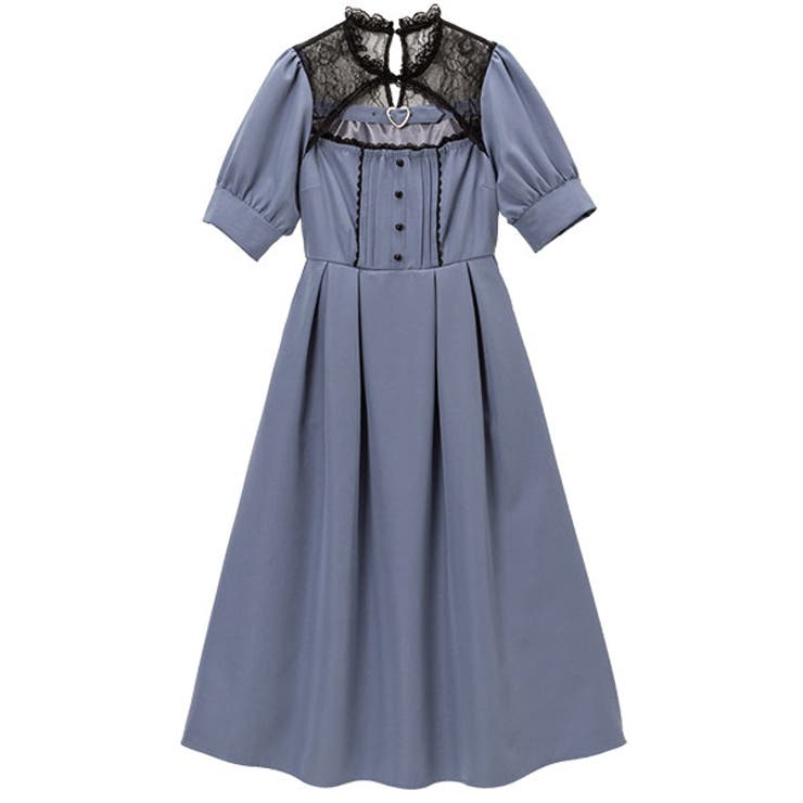 ゴシックヨークレースハートベルトワンピース 韓国 オルチャン 夢展望 品番 Yu Dearmylove ディアマイラブ のレディースファッション通販 Shoplist ショップリスト