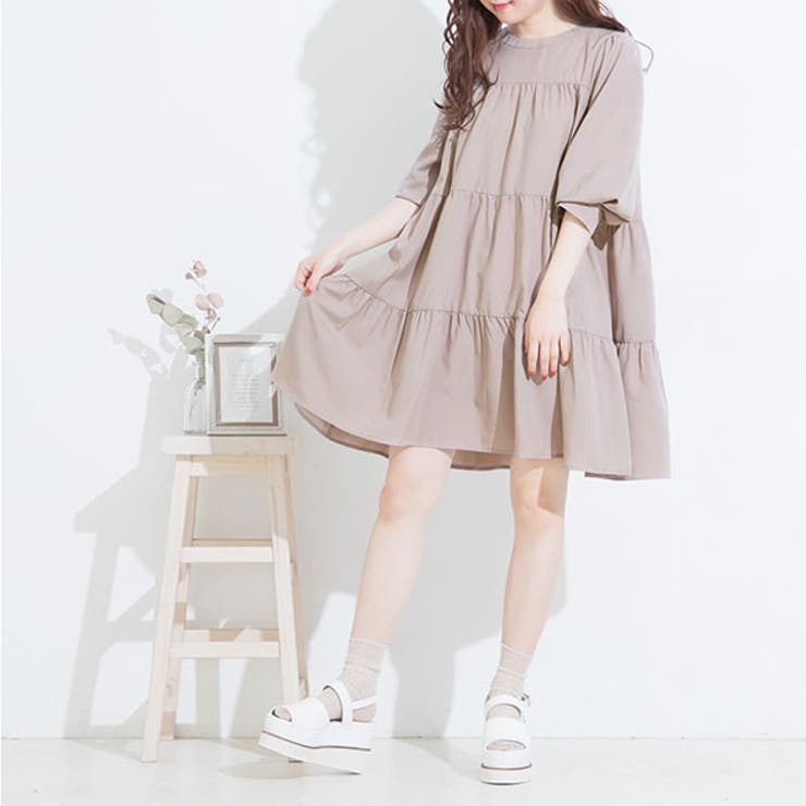 2wayリボンティアードワンピース 韓国 オルチャン 夢展望 品番 Yu 夢展望 ユメテンボウ のレディースファッション通販 Shoplist ショップリスト