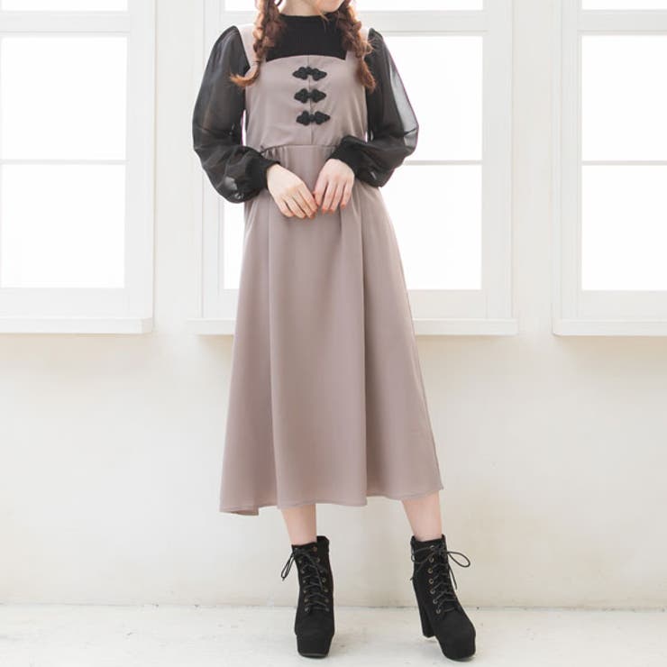 チャイナボタンジャンスカワンピース 韓国 オルチャン 夢展望 品番 Yu 夢展望 ユメテンボウ のレディースファッション通販 Shoplist ショップリスト