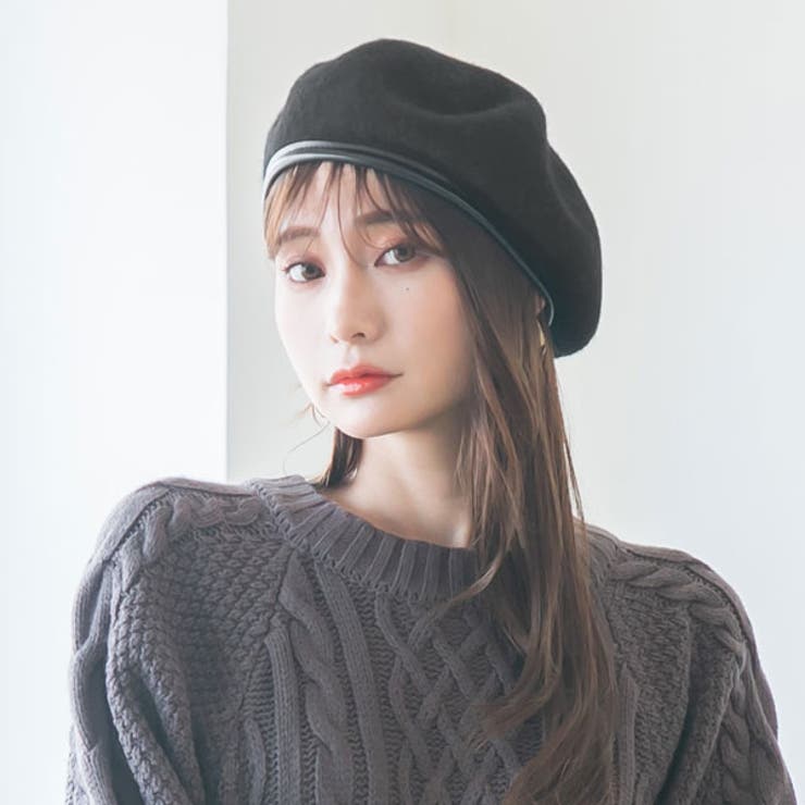 合皮パイピングフェルトベレー 韓国 オルチャン 夢展望 品番 Yu 夢展望 ユメテンボウ のレディースファッション通販 Shoplist ショップリスト