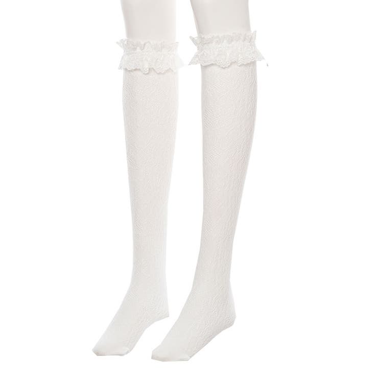 レース　ホワイト | ハートorレースハイソックス 量産型 地雷系 夢展望 | DearMyLove