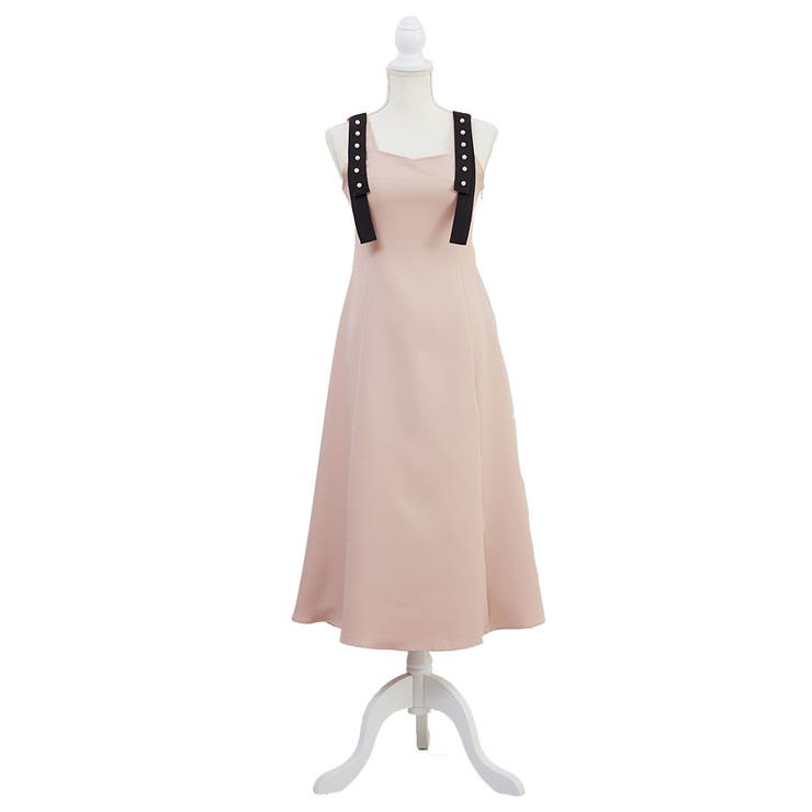 ピンクベージュ | パールショルダージャンスカ 量産型 地雷系 夢展望 | DearMyLove