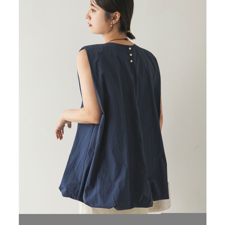 ネイビー | タックスリーブバルーントップス 韓国 夢展望 | 夢展望