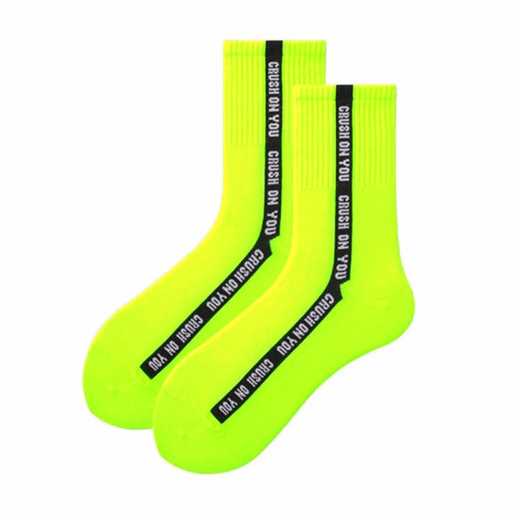 WHIMSIC 靴下 「UNISEX」ネオンカラーソックス メンズ