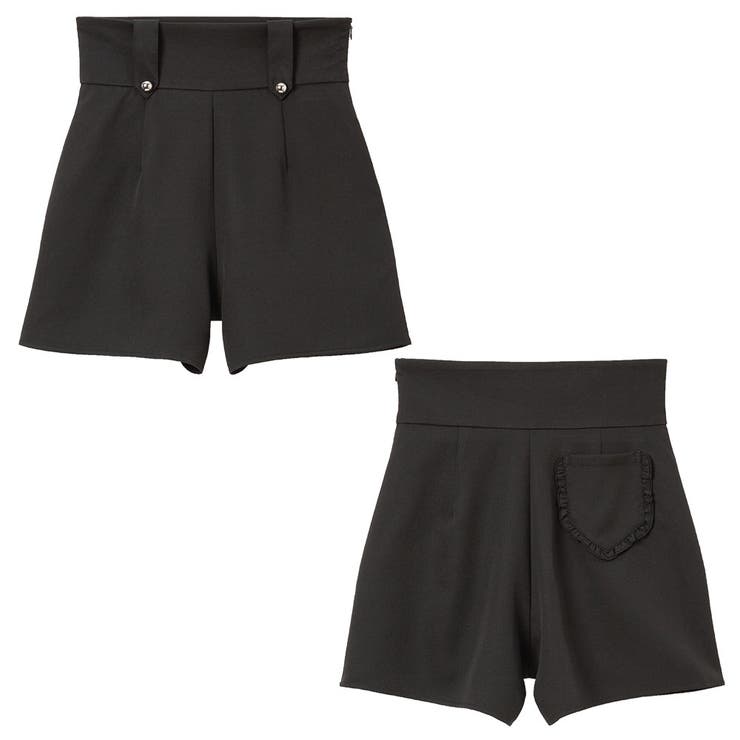 ブラック | パッチワークショートパンツ 量産型 地雷系 夢展望 | DearMyLove