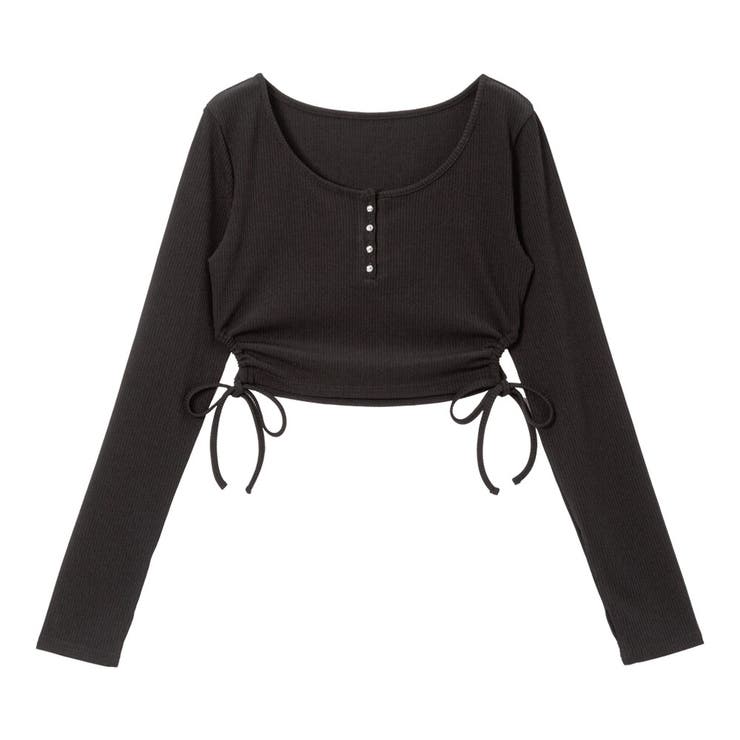 ブラック | ラウンドホールカットソー 量産型 地雷系 夢展望 | DearMyLove