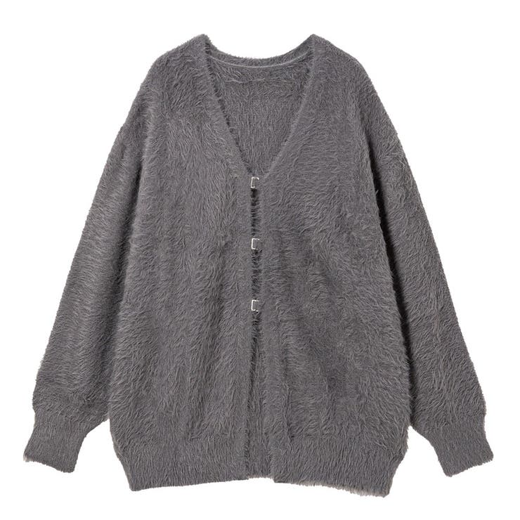 チャコール | フェザータッチカーディガン 量産型 地雷系 夢展望 | DearMyLove