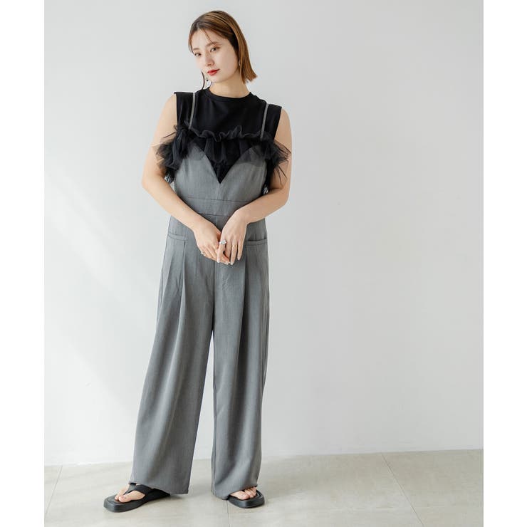 グレー | ビスチェオールインワン 韓国 夢展望 | 夢展望