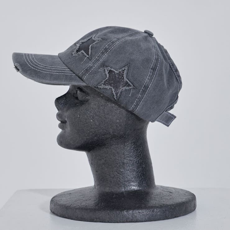 キラキラ星ポニーOKヴィンテージ加工キャップ 韓国 夢展望[品番