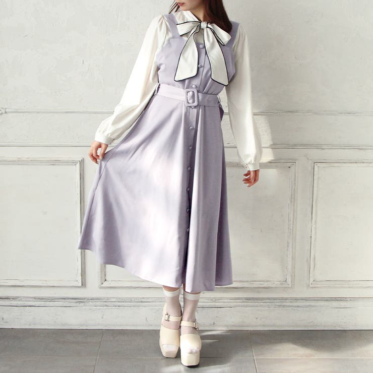 ロング　ブルーグレー