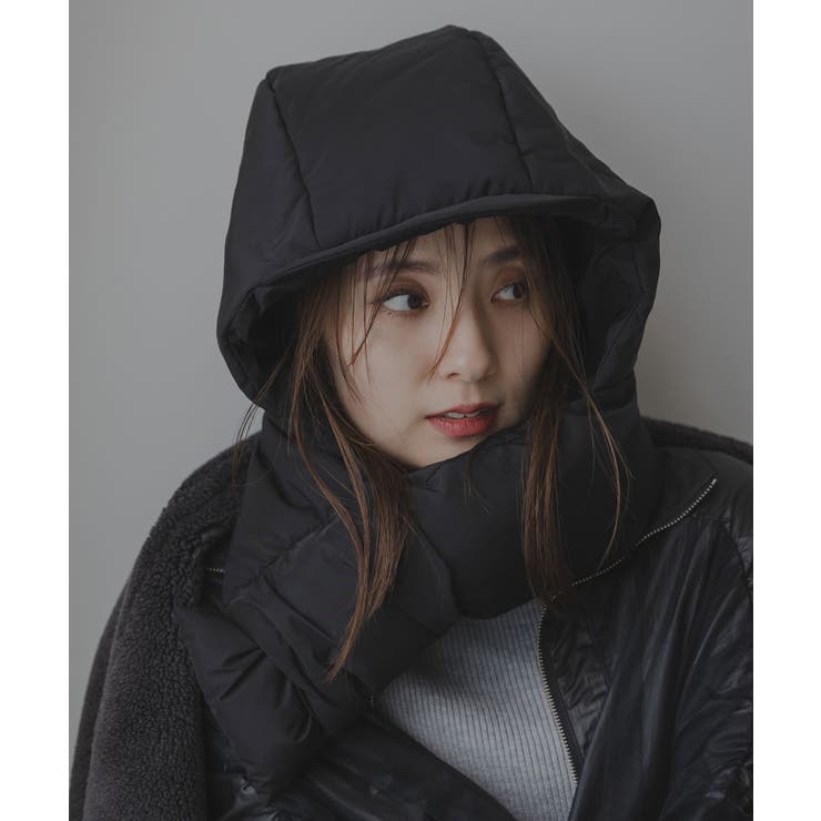 ブラック | ダウンマフラーキャップ 韓国 夢展望 | 夢展望