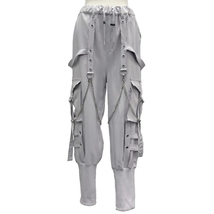 グレー | 裾リブミリタリーパンツ 量産型 地雷系 夢展望 | DearMyLove
