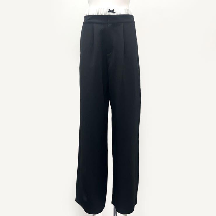 ブラック | 2wayウエストワイドパンツ 量産型 地雷系 夢展望 | DearMyLove