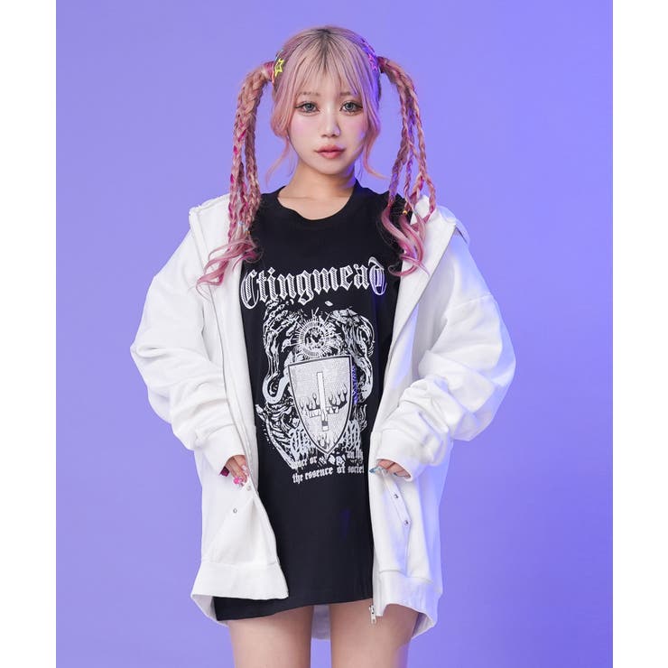 【美品】DEXCORE プルオーバー パーカー DIMLIM DEVILOOF HIDEUPプルオーバーパーカー ブラック | HIDEUP ONLINE STORE