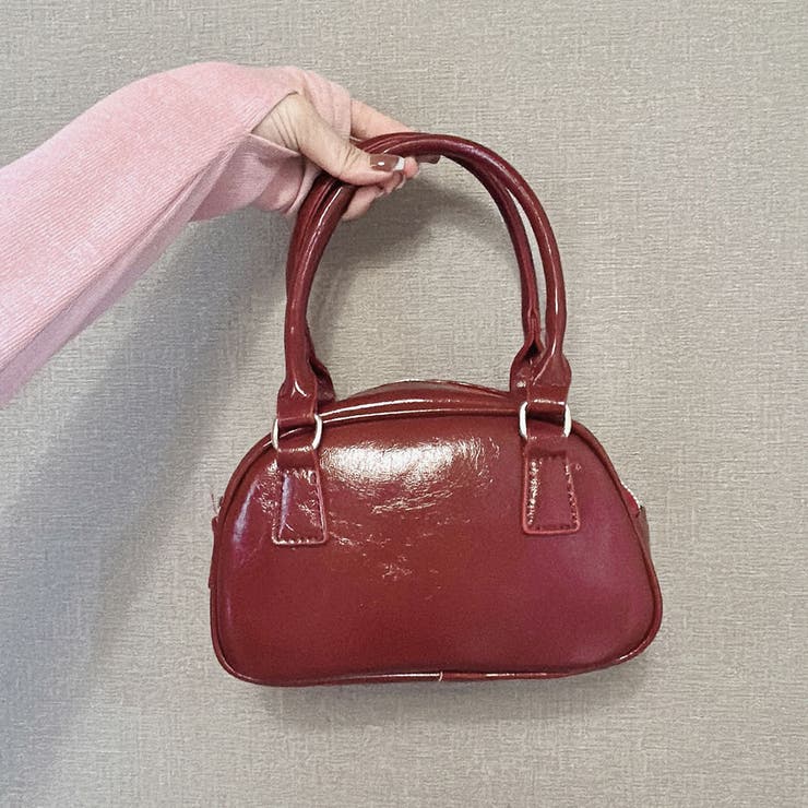 ワインレッド | 2wayミニボストンバッグ 韓国 夢展望 | 夢展望