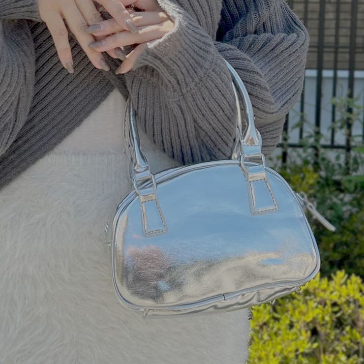 シルバー | 2wayミニボストンバッグ 韓国 夢展望 | 夢展望