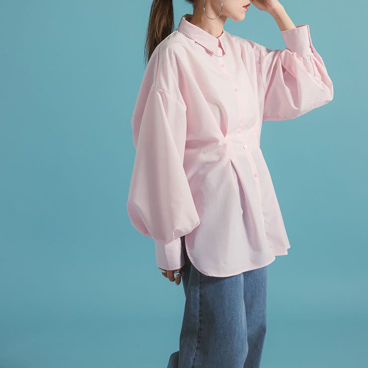 ピンク | ウエストタックシャツ 韓国 夢展望 | 夢展望