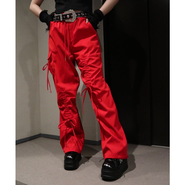 カーゴパラシュートパンツ【大きいサイズ有】 韓国  夢展望[品番：YU000047087]｜夢展望（ユメテンボウ）のレディースファッション通販｜SHOPLIST（ショップリスト）
