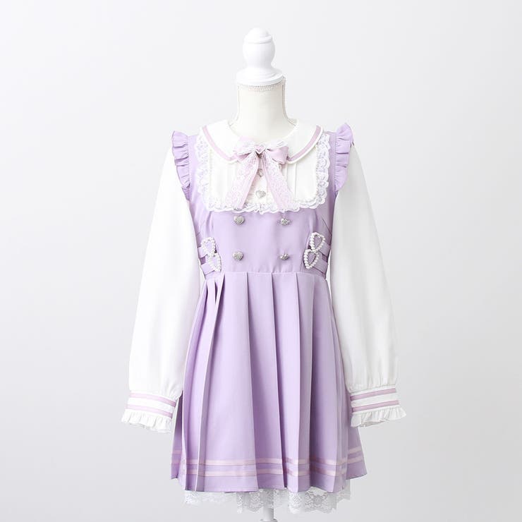 パープル | ドッキンジャスカ風ワンピース										 量産型 地雷系 夢展望 | DearMyLove