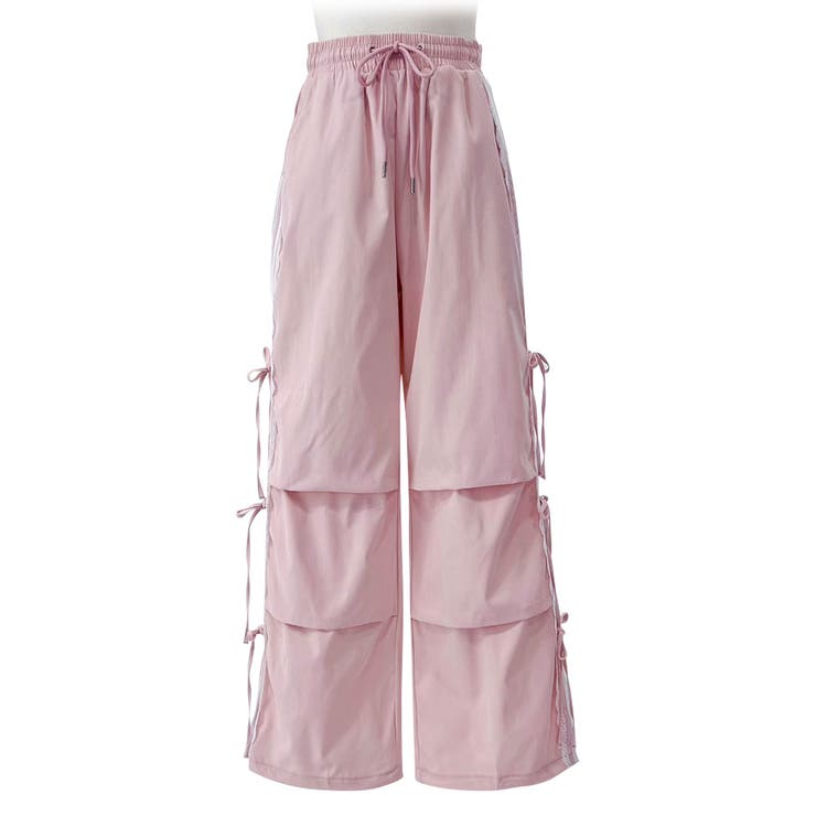 ピンク | サイドレースラインカーゴパンツ 量産型 地雷系 夢展望 | DearMyLove