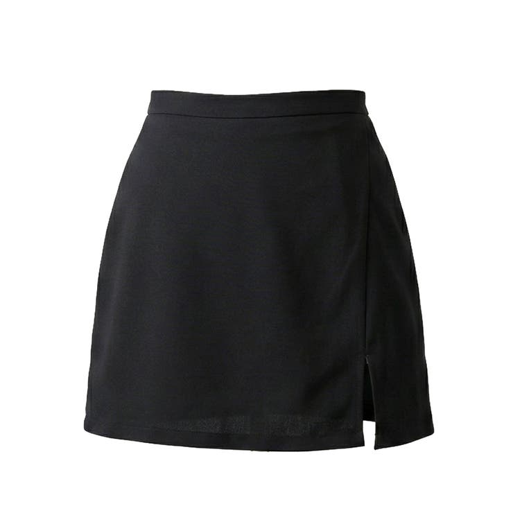 ブラック | スリット入り台形スカパン【select Item】 量産型 | 夢展望
