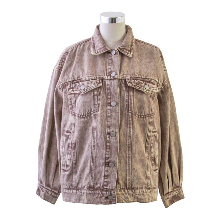 ブラウン | オーバーサイズＧジャンジャケット 韓国 夢展望 | 夢展望