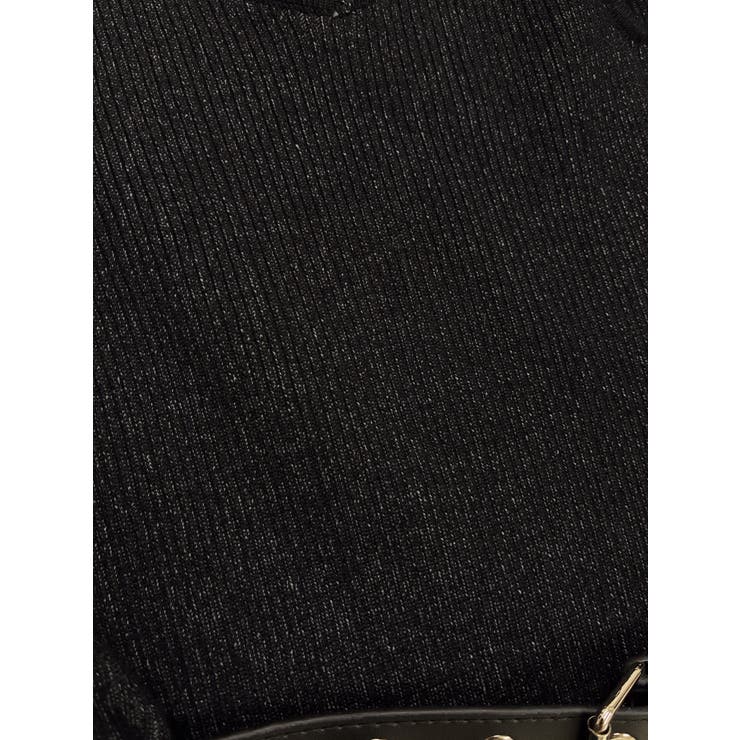 カットアウトニットトップス | yumiri | 詳細画像6 