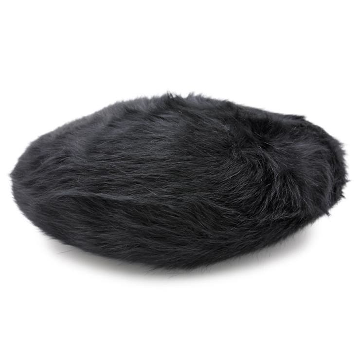 黒色 | ベレー帽 アンゴラ 帽子 | 帽子屋Zaction -帽子＆ヘアバンド- 