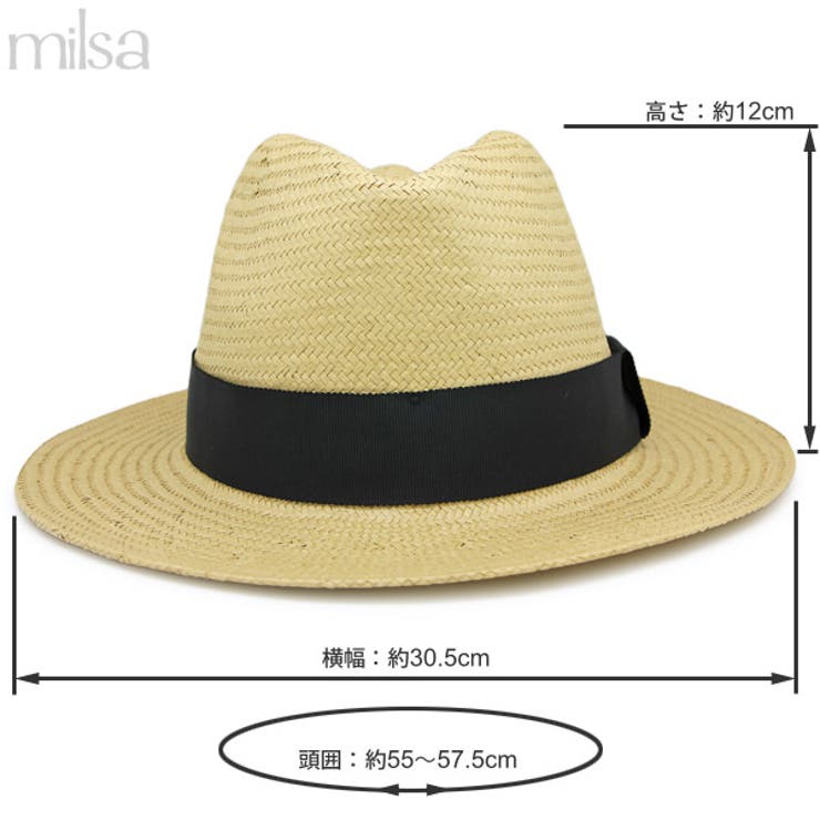① マキシン maxim 帽子 ハット 折りたたみ 麦わら帽 ストロー