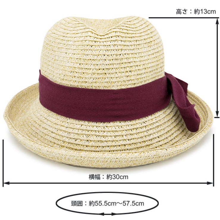 軽量ハット レディース ペーパーハット | 帽子屋Zaction -帽子＆ヘアバンド-  | 詳細画像15 
