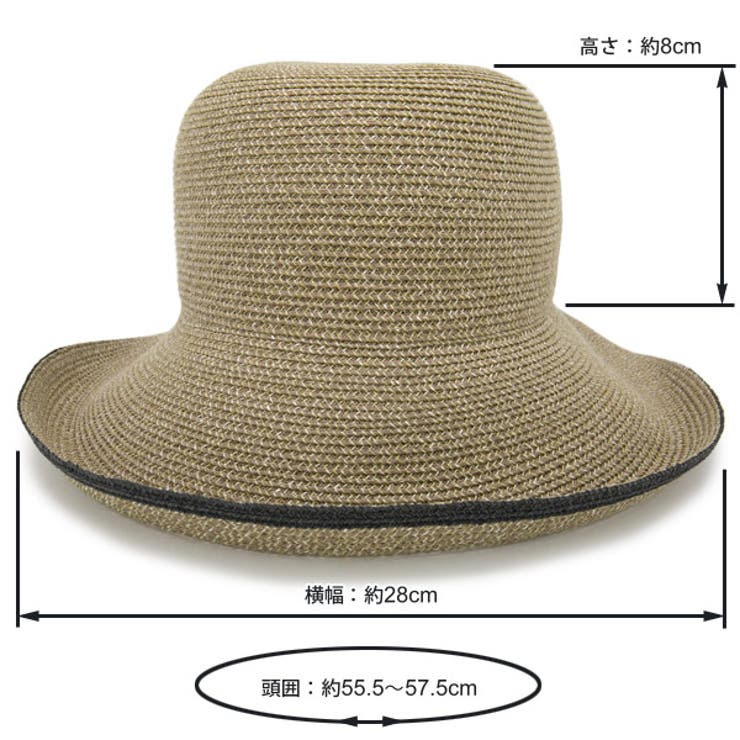 洗えるハット レディース 麦わら帽子 | 帽子屋Zaction -帽子＆ヘアバンド-  | 詳細画像16 
