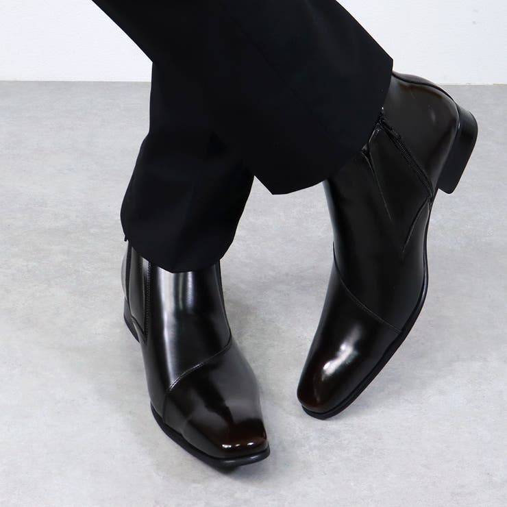 オフィス カジュアル フォーマル セットアップ サイドジップブーツ ☆7777 | Zeal Market  | 詳細画像8 