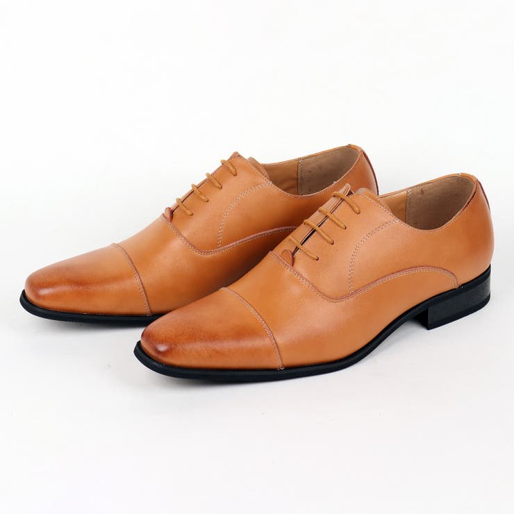 オフィス カジュアル フォーマル 内羽根ストレートチップシューズ