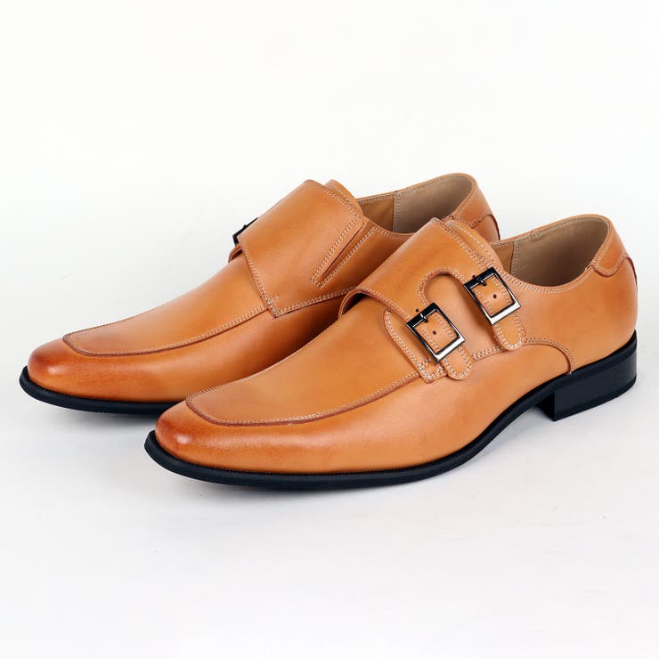 ライトブラウン | オフィス カジュアル フォーマル ダブルモンクシューズ ☆5855 | Zeal Market 
