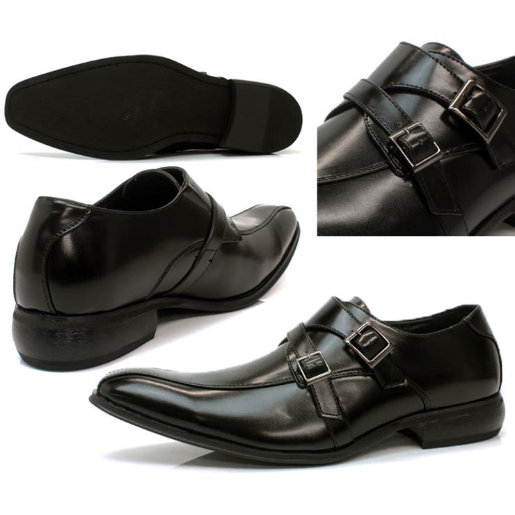 メンズ ビジネス 大きいサイズ ダブルモンクスワール ☆2615[品番