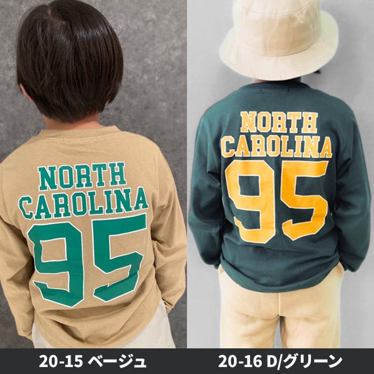 キッズロンTTシャツ子供服長袖クルーネックプリントバックプリントロゴ無地ジュニアカジュアル110cm120cm130cm140cm150cm160cm「542-101」